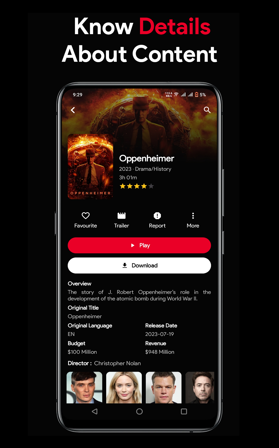 Streamflix movies list
